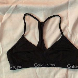 Calvin Klein racer back lounge bra